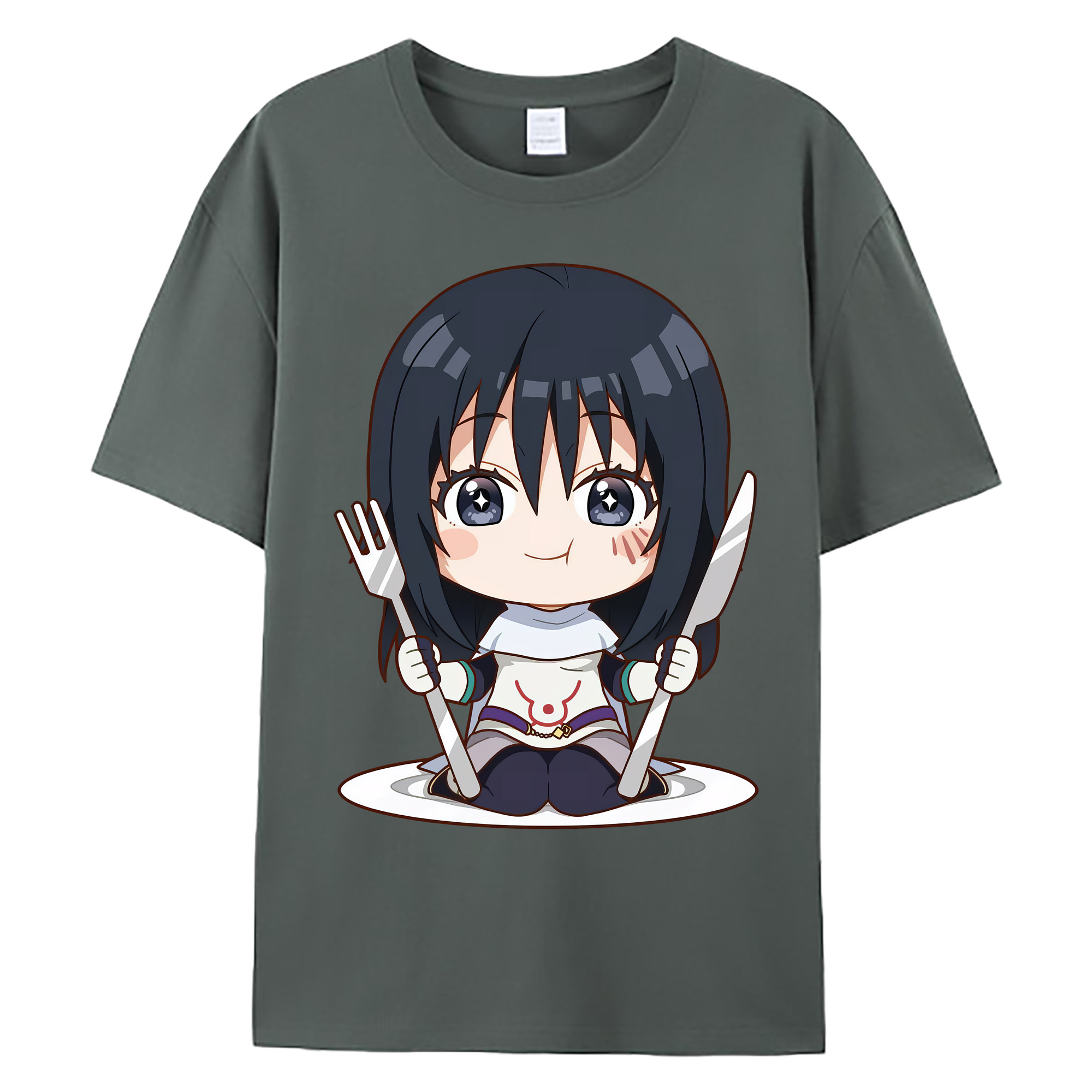 （画像用） 転スラ Regarding Reincarnated to Slime 綿100％ メンズ半袖Tシャツ｜肌触りやわらか＆通気性